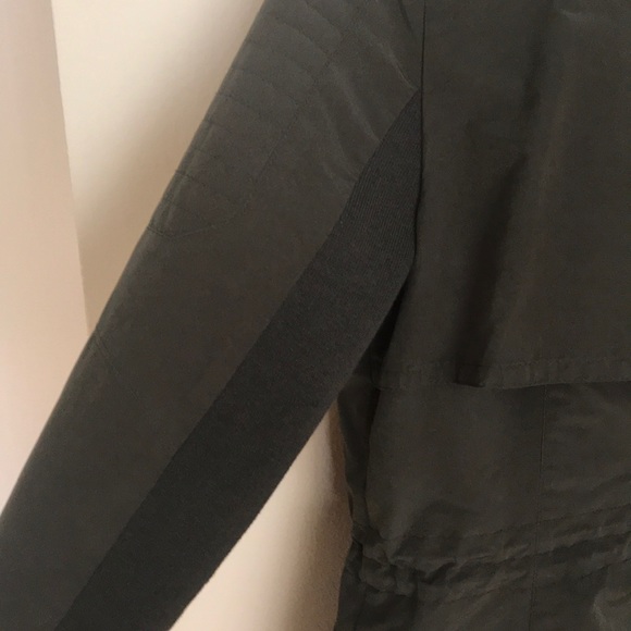 BCBG Max Azria Army Green Trench Jacket - Picture 5 of 8